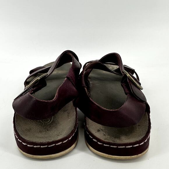 CHACO Wayfarer Leather Sandal ChacoGrip LUVSEAT Midsole Suede Footbed Fig 8 - Picture 6 of 8